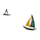 thumbnail image 5 of Figura de escritorio,Escultura abstracta de pensador para decoración de oficina y hogar.,Figura de velero,Escultura de velero de hierro para decoración de oficina y hogar,Estatua de barco de, 5 of 8