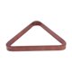 thumbnail image 1 of Estante triangular para bolas de billar, suministros para billar, juego para practicar en casa, recolector de bolas para interiores Marrón, 1 of 7