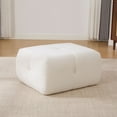 thumbnail image 7 of S-HOME 31" Deep Seat Cloud Armless Sofa With Ottoman And Pillow For Dorms, Living Room And Bedroom Use, No Assembly Needed, 7 of 7