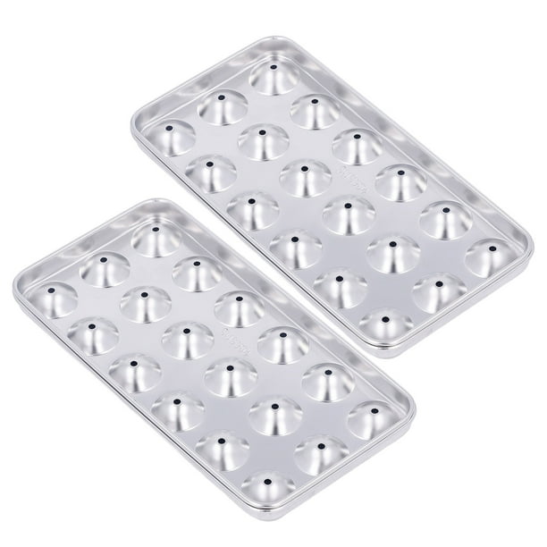 Molde de Bandeja de Hielo de Acero inoxidable, 18 Cuadrícula de Hielo de Hielo Fabricante de Alimentación de Refrigeración Rápida Grado para Alimentos para la fiesta para la