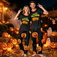 thumbnail image 7 of Family Matching Short-Sleeve Halloween Pajama Sets Soft and Cozy Ghost Pumpkin Print PJs for Holiday Mornings and Bedtime, 7 of 7