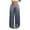 Gray, variant on Womens Leopard Print Pants Wide Leg Lounge Sweatpants Elastic Waist Casual Trousers with Pockets