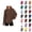 Brown, variant on Oversized Long Sleeve Shirts for Women Spring Fall Casual Plain Basic Loose Fit Crewneck Shirt Blouse