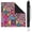 boho-53, variant on Decorative Boho Pattern Extra Large Anti-Slip Mahjong Mat 31.5x31.5 Inch Rubber Surface with Noise Reduction for Board Games and Game Room Decor