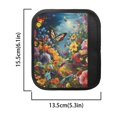 thumbnail image 6 of FUIALDOLG Anti-Skid Microwave Oven Dishwasher Door Cloth Protector with Lightweight Fridge Door Handle Covers for Kitchen, Colorful Elephant Design, 6 of 9