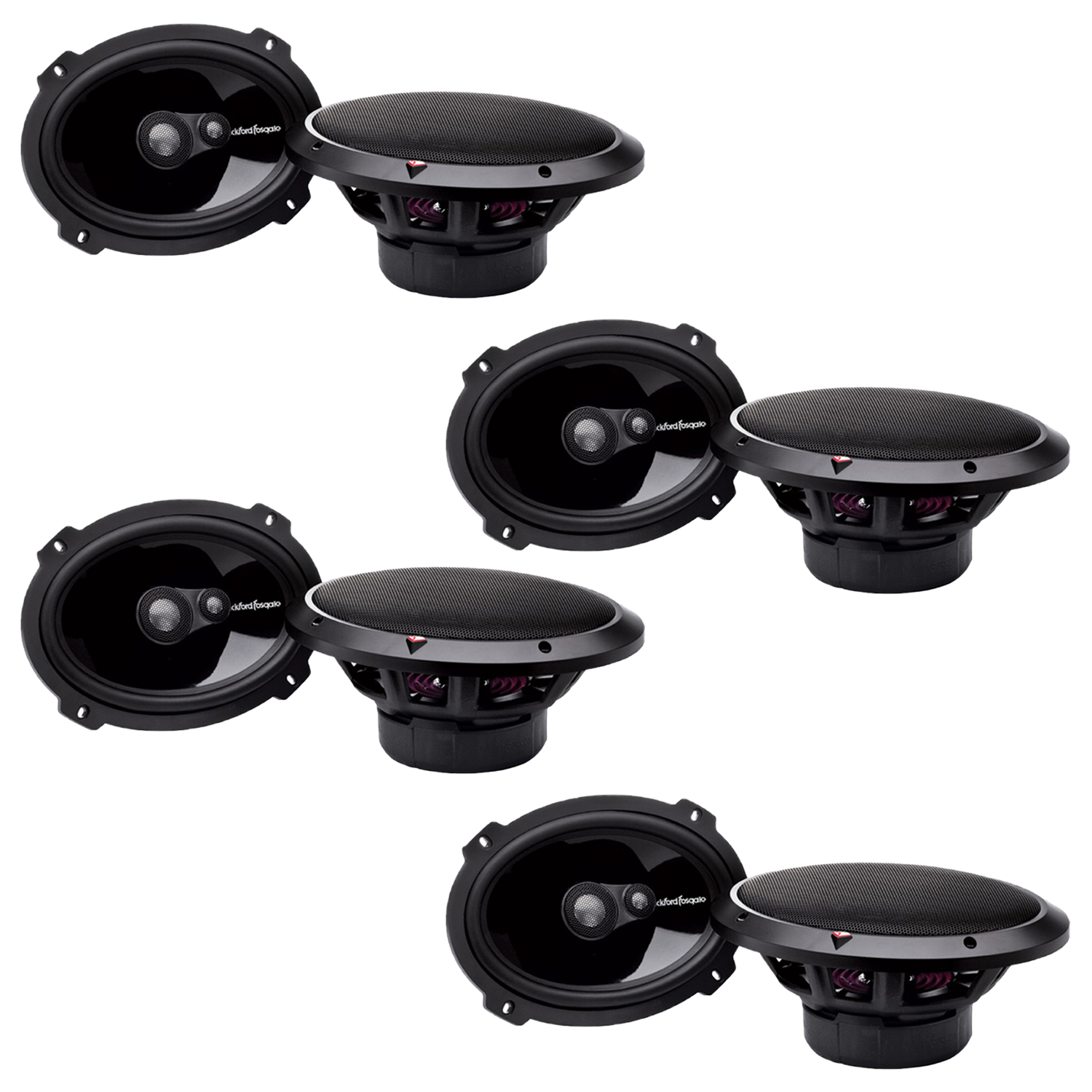 Rockford Fosgate 6x9" 400W 3Way Full Range POWER Car Speakers PAIR (4