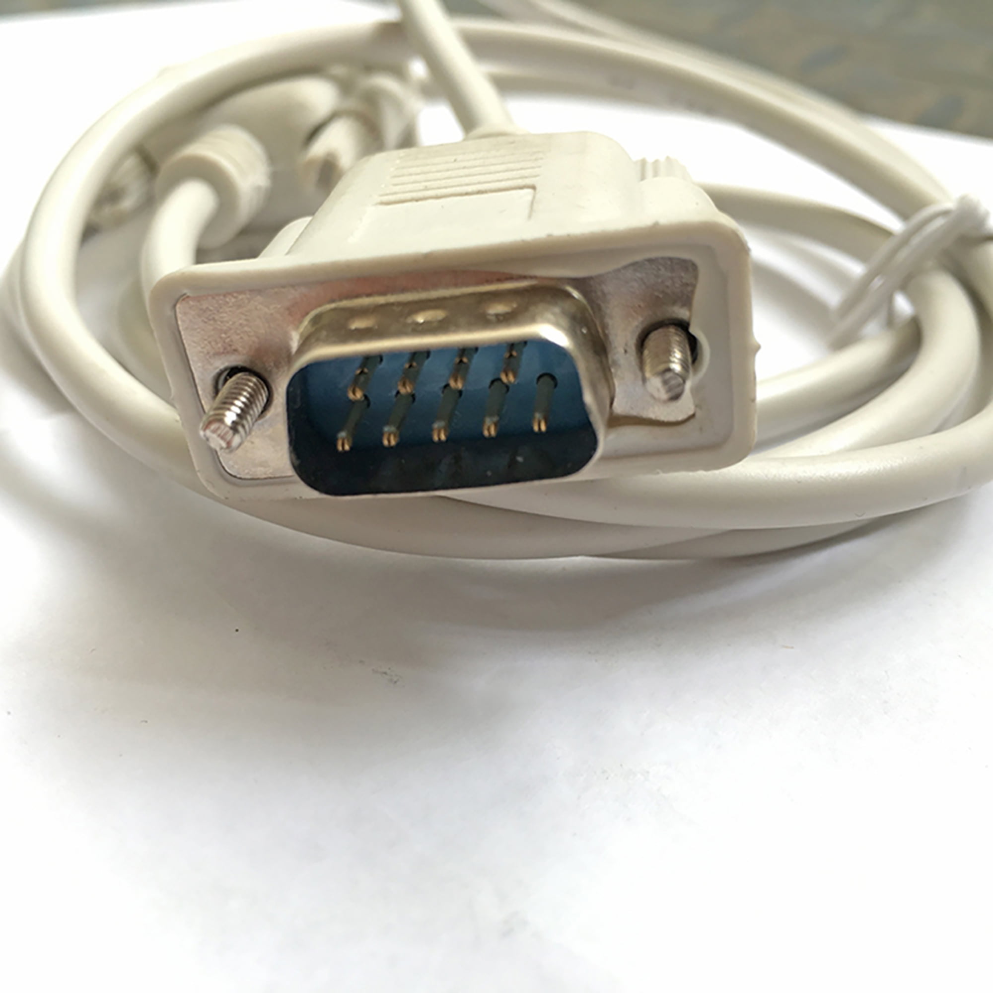 Unique Bargains RS232 DB9 9 Pin to VGA Video 15 Pin Male Adapter Cable 1.35M
