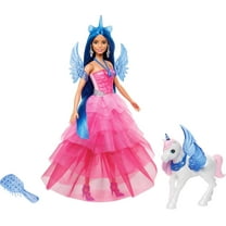 Mattel Barbie 65 Barbie Doll with Alicorn, Blue/Pink