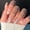 White, variant on Almond Press on Nails White French Tip Fake Nails Press ons Medium False Nails with Design Glitter Acrylic Glue on Nail Artificial Stick on Nails for Women Manicure 24Pcs