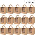 thumbnail image 1 of Treat Box Set Creative Paper Bakery Box Cupcake Box for Wedding Birthday Party, 1 of 10