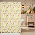 thumbnail image 2 of Erosebridal Goose Shower Curtain 72Wx78L for Girls, Yellow Party Waterproof Bath Curtain, 2 of 5