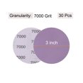 thumbnail image 2 of Unique Bargains 30 Pack 3-Inch Purple Sanding Discs 7000 Grits Hook & Loop Professional Aluminum Oxide Sandpaper, 2 of 5