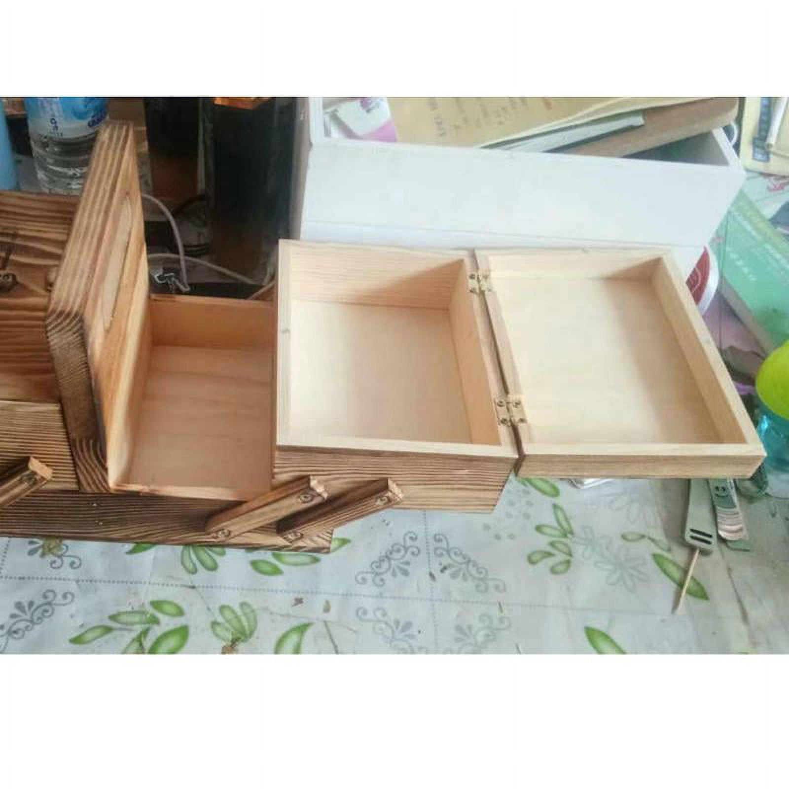 Sewing Box, Wooden Sewing Repair Tool Thread Spools Storage Multifunction  Sewing Box Compartments Beginner Handmade Stitching Art Kit for Women Men  Adults Kids(Tower Pattern Sewing Kit Box) : : Home & Kitchen