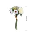 thumbnail image 2 of Ramo de flores artificiales Decoración floral para el hogar Ramo de simulación Fiesta de bodas Paquete de flores falsas, Champán Monstrate HA7944-01B, 2 of 6