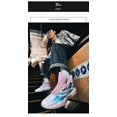 thumbnail image 3 of BINQER Zapatillas de baloncesto fluorescentes unisex, zapatillas de deporte superligeras de caña alta, botas de baloncesto de combate estilo grafiti, 3 of 7