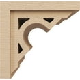thumbnail image 3 of 12"W x 12"D x 12"H Wide Sheridan Rough Cedar Woodgrain TimberThane Corbel, Primed Tan, 3 of 6