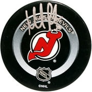 Martin Brodeur Hand-Signed NJ Devils Old Style Game Model Puck