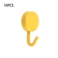 thumbnail image 4 of Cateissary Colgador de pared de 10 piezas, gancho de almacenamiento autoadhesivo, organizador de llaves para el hogar, organizador de bufanda para Organizadores de utensilios de cocina Amarillo, 4 of 6
