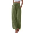 thumbnail image 1 of Women Pants Bell Bottoms Multi Colored Slim Trousers Ladies Work Leggings, 1 of 8