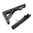 thumbnail image 5 of 1Pair Heavy Duty Metal Collapsible Shelf Bracket - DIY Wall-Mounted Foldable Bracket for Shelves, Tables, 5 of 7