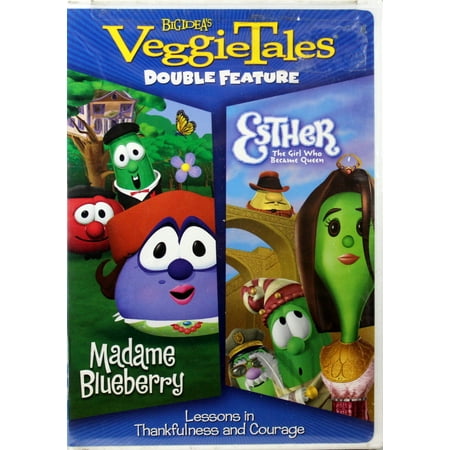 VeggieTales Madame Blueberry & Esther Double Feature 2 DVD Thankful Courage