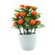thumbnail image 3 of Plantas artificiales en maceta, flores falsas, plantas bonsái, plantas falsas pequeñas y creativas para Naranja, 3 of 9