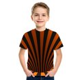 thumbnail image 2 of Boys Shirts Size 10-12 Fashion Cool 3D Graphic Short Sleeve T-Shirts Gift Trendy Kid Shirt Casual Crewneck Soft and Breathable Shirts Pullover Tops Summer Clothes Orange 6-7 Years, 2 of 4
