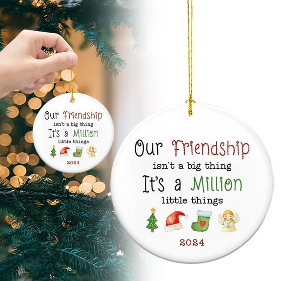 Coworker Gifts for Women Christmas Ornaments Appreciation Retirement Gifts for Women Thank You Work Lady Coworker Gifts for Friends Christmas Decorations/ Christmas Tree Ornament A