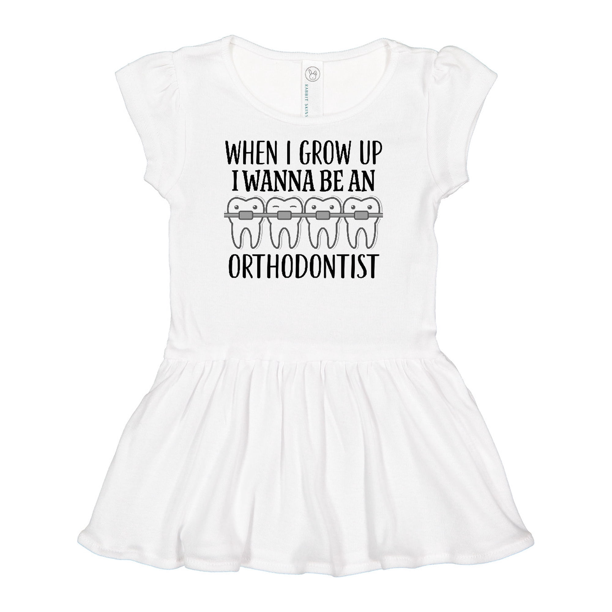 Inktastic Future Orthodontist Dental Care Gift Girls Baby Dress
