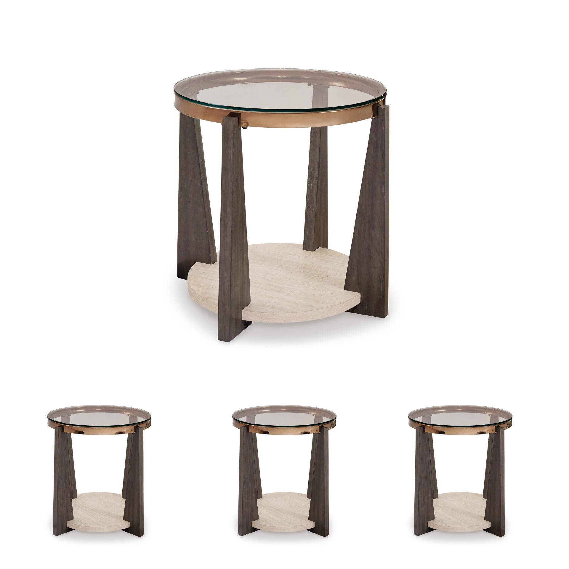 Signature Design by Ashley Frazwa End Table, Grayish Brown
