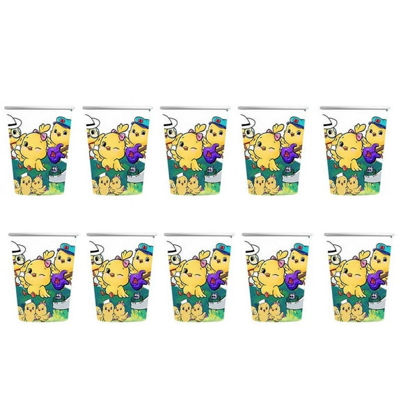 Canticos Birthday Party Supplies Cups Tableware Disposable Paper Mouthwash Drinking Cups