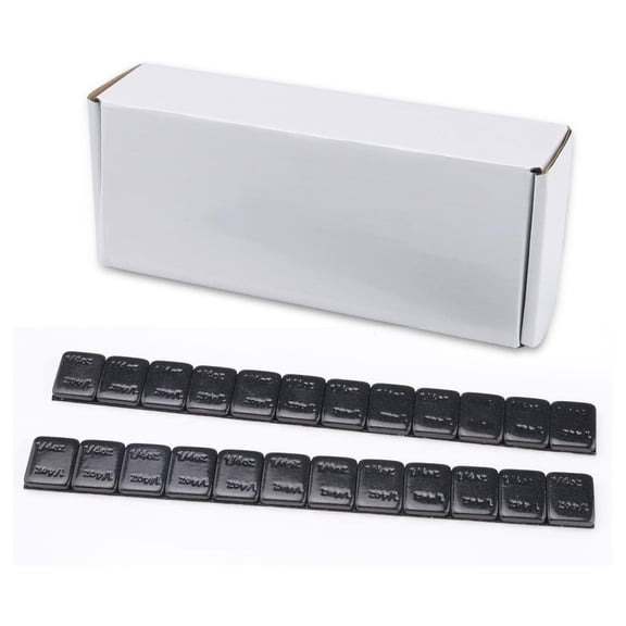 1/4 Oz Black Stick on Wheel Weights (1box，576pcs,144oz), Adhesive Backed Wheel Weights for Cars, Trucks, SUVs, Motorcycles, Low Profile