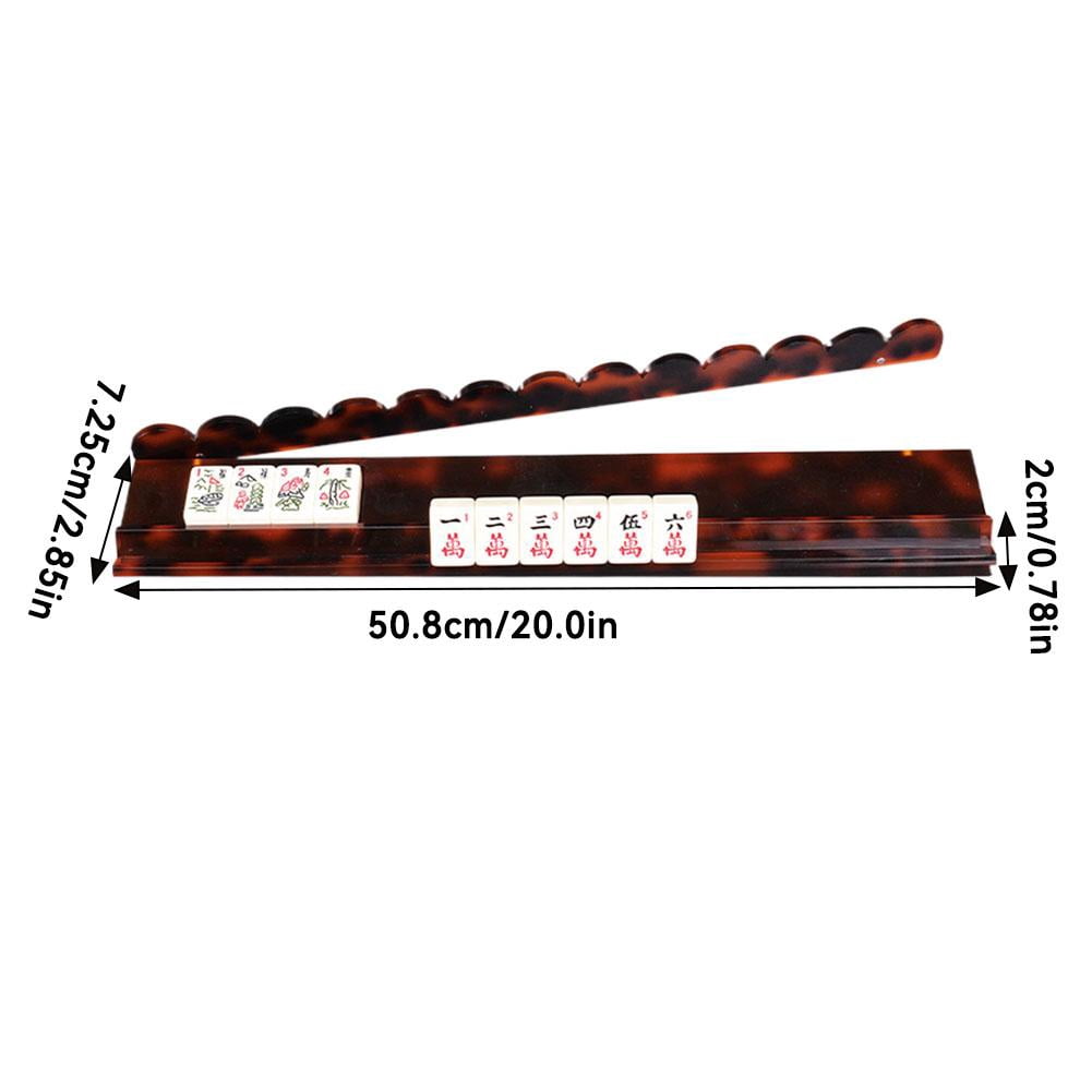 1pcs Mahjong Rack with Pushers Imports Mahjong Game Accessories Modern American Mahjong Tile Rack