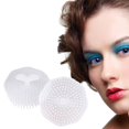 thumbnail image 1 of 10 Uds cepillos limpiadores de cabello de lavado blanco champú peine de masaje para el cuero cabelludo Sywqhk Libre de BPA, 1 of 3