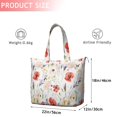 thumbnail image 4 of Pioneer Flower Floral Print Pattern Travel Tote Bags for Women Carry On,Large Weekender Bags for Women Travel,Multi Functional Duffle Bag for Work,Shopping,Sports, 4 of 5