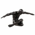 thumbnail image 3 of Hi-Line Gift Ltd. Stretching Human Sculpture Resin Home Decor Contempory Tabletop Ornament, 3 of 7