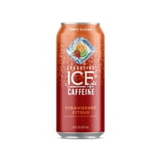 Sparkling Ice +Caffeine Naturally Flavored Sparkling Water, Strawberry Citrus 16 Fl Oz