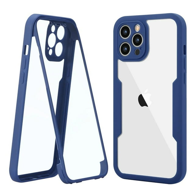 360° Full Coverage Shockproof Phone Case For iPhone 16E 16 Plus 15 14 Pro Max Tempered HD Rugged Protect Cover
