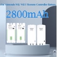 thumbnail image 6 of For Wii Controller Charger and Rechargeable Battery，4-in-1 Charging Station for Wii & Wii U Remote Controller with 4 Pack 2800mAH Rechargeable Batteries+USB Cable (Remote Not Included), 6 of 9