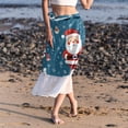 thumbnail image 6 of Santa Claus Chic Chiffon Summer Dress: Beach Skirt with Polyester Straps, 6 of 6