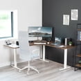 thumbnail image 6 of VIVO White Electric Motor Height Adjustable Corner 3 Leg Standing Desk Frame, 6 of 8