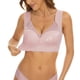 thumbnail image 4 of Gibobby Brasier estraple para mujer Sujetador de encaje de 2 piezas de talla grande para mujer(Rosa,M), 4 of 5
