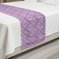 thumbnail image 2 of Oriental Bed Runner, Ornamental Violet Tones Design with a Bohemian Vibe, Decorative Accent Bedding Scarf for Hotels Homes and Guestrooms, Queen, Mauve Pale Mauve, by Ambesonne, 2 of 2