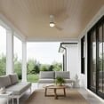 thumbnail image 3 of Hinkley Lighting - Una - 3 Blade Ceiling Fan with Light Kit In Modern Style-15, 3 of 19