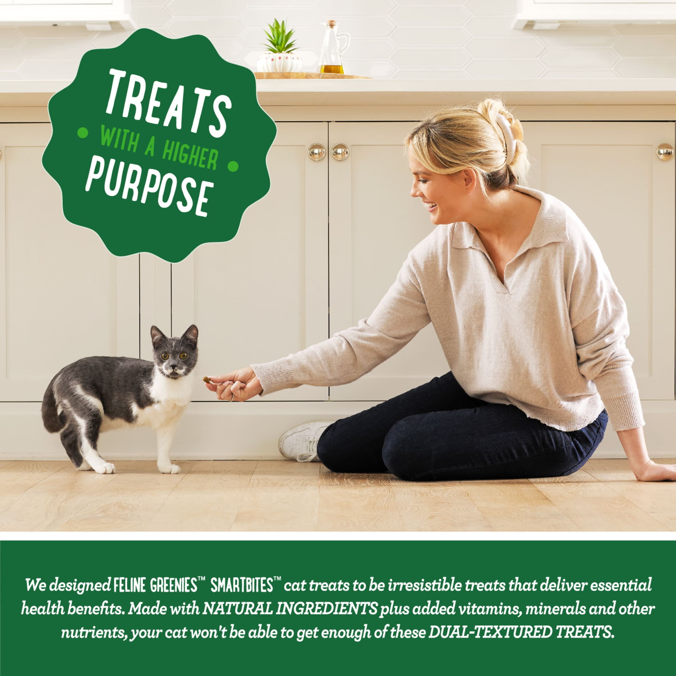 Feline Greenies Smartbites Soft Little Healthy Indoor Natural Treats For Cats Chicken Flavor 2.1 Oz. Pouch Walmart