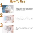 thumbnail image 3 of 2 In 1 Face Brush 3D Facial Brush with Soft Bristles Double Sides Silicone Wash Brush for Deep Cleansing and Massaging (Blue), 3 of 4