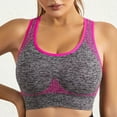 thumbnail image 3 of Tnhcen 3 Pack Running Sports Bras for Women Sports Bras High Impact Workout Yoga Gym Activewear Fitness Bra Plus Size Bralettes for Women Everyday Underwear for Women, M, 3 of 4