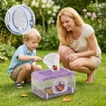 thumbnail image 6 of MORVLIX Foldable Transparent Plastic Insect Observation Box Breathable Portable Critter Habitat Container Outdoor Nature Exploration Educational Observation Cage for Biological Study Purple, 6 of 6