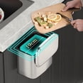 thumbnail image 5 of Detachable 8 Liter Stainless Steel Countertop Trash Can, 5 of 5