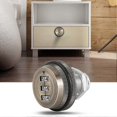 thumbnail image 2 of Mechanical Code 3-Digit Password Mailbox Cabinet Lock Zinc AlloyCyan 20mm/0.79in, 2 of 2